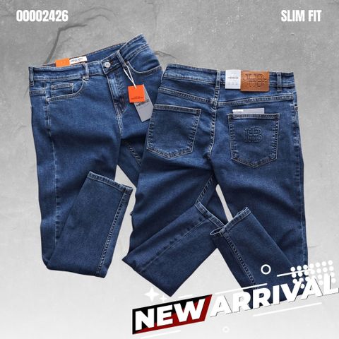 Quần jean nam Heboz basic dáng slim 083 - 00002426