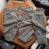 Quần jean nam Heboz dáng slim trơn D019 - 00002663