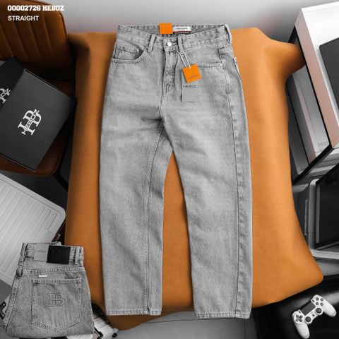 Quần jean nam Heboz dáng suông D032 - 00002726