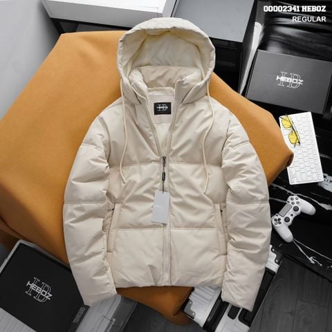 Áo khoác nam Heboz phao trần bông có mũ 2M - 00002341