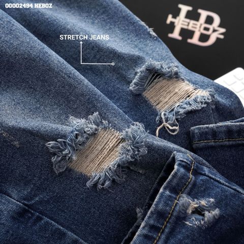 Quần jean nam Heboz basic dáng slim D103 - 00002494