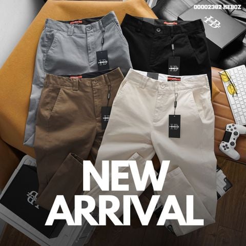 Quần kaki nam Heboz basic new ss 4M - 00002382