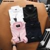 Áo sơ mi nam Heboz gân xéo basic 4M - 00001765