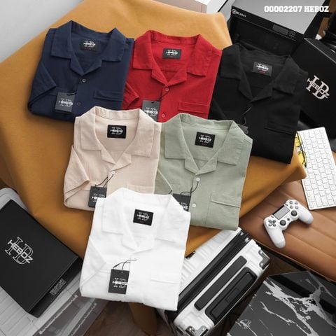 Áo sơ mi nam Heboz pijama pocket 3M - 00002207
