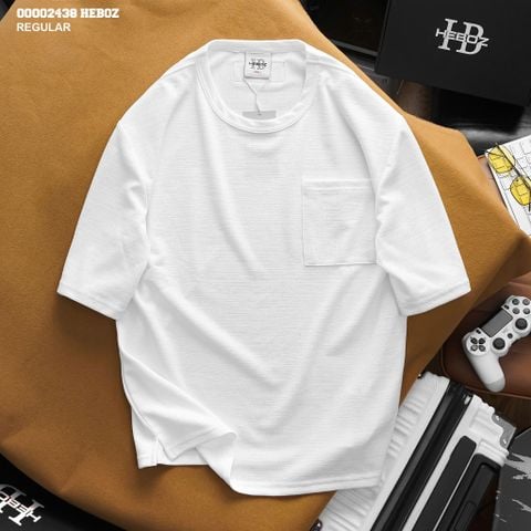 Áo thun nam Heboz vải JACQUARD 3M - 00002438