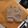 Quần short nam Heboz kaki thêu Bear 3M - 00002153