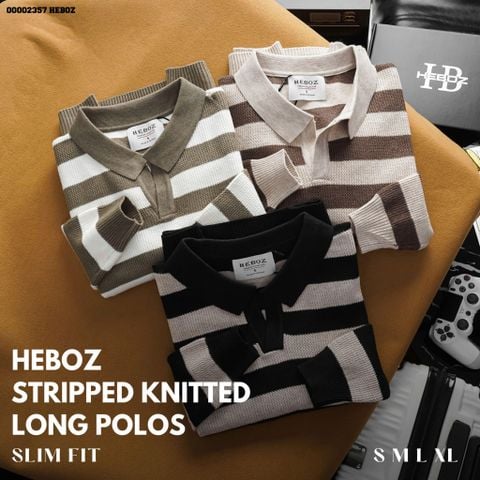 Áo len nam Heboz stripped 3M - 00002357