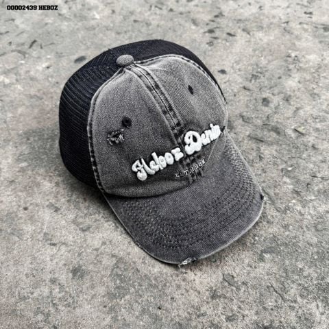 Nón kết nam Heboz denim wash 2M - 00002439