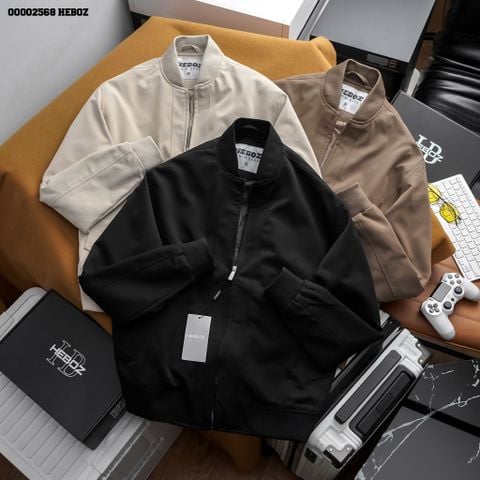 Áo khoác nam Heboz bomber kaki Basic25 3M - 00002568