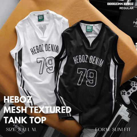 Áo thun nam Heboz tanktop lưới 79 2M - 00002344