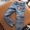 Quần jean nam Heboz dáng slim rách 068 - 00001924