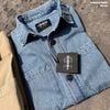 Áo sơ mi nam Heboz denim ngắn tay dáng relax 2M - 00002532