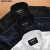 Áo sơ mi nam Heboz gân xéo basic 4M - 00001765