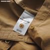 Áo sơ mi nam Heboz kaki classic pocket 4M - 00002216