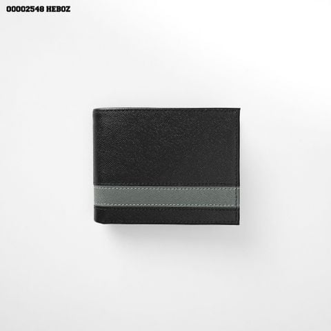Ví da sọc ngang Heboz đen - 00002548