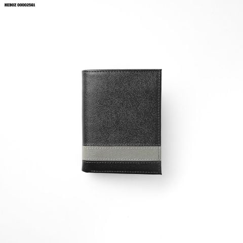 Ví da sọc đứng Heboz ĐEN - 00002561