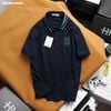 Áo polo nam Heboz green neckline 2M - 00002612