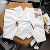 Quần jean nam Heboz trắng dáng straight - 00002588
