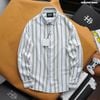 Áo sơ mi nam Heboz linen stripped 4M - 00002595