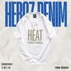 Áo thun nam Heboz print velvet Heat (TRẮNG) - 00002603