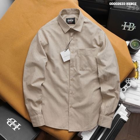 Áo sơ mi nam Heboz double stripped 3M - 00002633