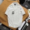 Áo sơ mi nam Heboz pijama linen stripped 4M - 00002596