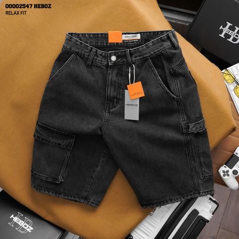 Quần short nam Heboz carpenter dáng relax fit 3M - 00002547