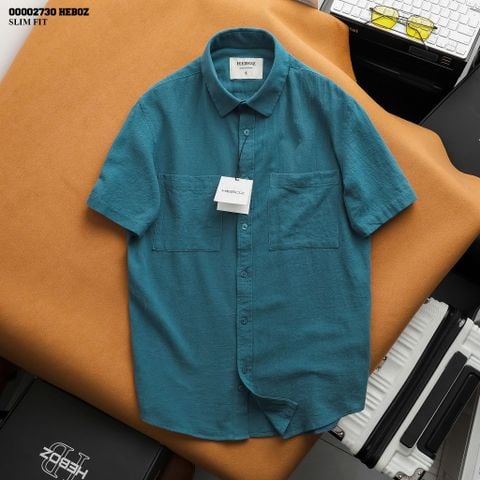 Áo sơ mi nam Heboz NT 2 túi 4M - 00002730