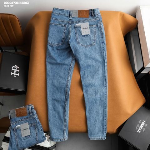 Quần jean nam Heboz dáng slim D039 - 00002736