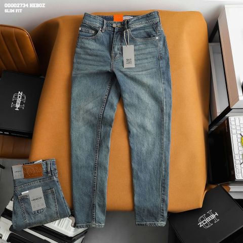 Quần jean nam Heboz dáng slim D037 - 00002734