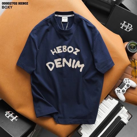 Áo thun nam Heboz chain stitch 3M - 00002702