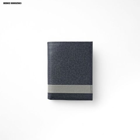 Ví da sọc đứng Heboz NAVY - 00002563