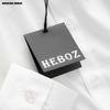 Áo sơ mi trắng đen bamboo Heboz 2M - 00001391