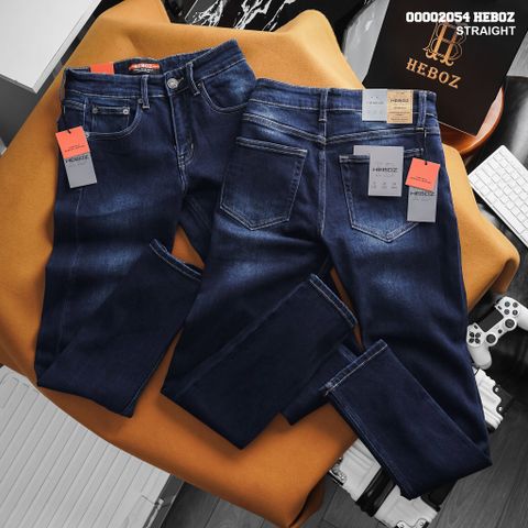 Quần jean nam Heboz basic dáng straight 001 - 00002054