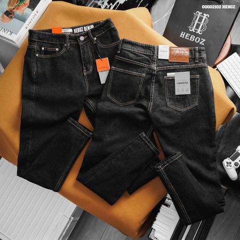 Quần jean nam Heboz basic dáng slim 10 - 00002102