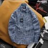 Áo sơ mi nam Heboz denim jacquard 2M - 00002293