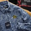 Áo sơ mi nam Heboz denim jacquard 2M - 00002293