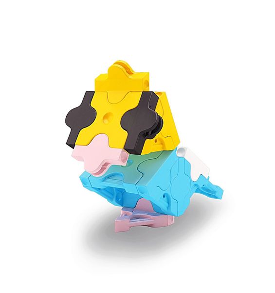  Bộ xếp hình sáng tạo tí hon LaQ Petite Collection PARAKEET - Chủ đề Thế giới Tí hon (Vẹt đuôi dài) 28 mảnh ghép 