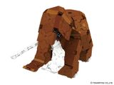  Bộ xếp hình sáng tạo LaQ Animal World MAMMOTH - Chủ đề Thế giới Động vật (Voi ma mút) 310 mảnh ghép và 3 chi tiết Hamacron 