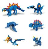  Bộ xếp hình sáng tạo LaQ Dinosaur World STEGOSAURUS - Chủ đề Thế giới Khủng long (Khủng long Phiến sừng) 300 mảnh ghép 