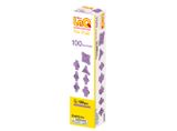  Bộ xếp hình sáng tạo LaQ Free Style 100 LAVENDER - Chủ đề Tự do sáng tạo (Màu TÍM) 100 mảnh ghép, đủ 7 loại mảnh ghép 