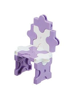  Bộ xếp hình sáng tạo tí hon LaQ Sweet Collection MINI LAVENDER - Chủ đề Ngọt ngào bé gái (Màu TÍM) 62 mảnh ghép 