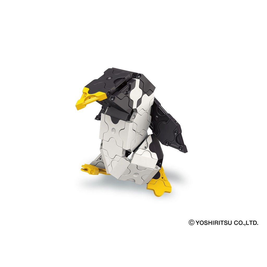  Bộ xếp hình sáng tạo LaQ Marine World PENGUIN - Chủ đề Thế giới Đại dương (Chim cánh cụt) 165 mảnh ghép và 4 ct Hamacron 
