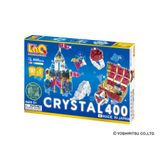  Bộ xếp hình sáng tạo LaQ CRYSTAL 400 - Chủ đề Mảnh ghép trong, 400 mảnh ghép có 4 màu trong suốt (vàng, đỏ, xanh, trắng) 