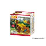  Bộ xếp hình sáng tạo tí hon LaQ Dinosaur World MINI ANKYLOSAURUS - Chủ đề Thế giới Khủng long (Bọc giáp) 88 mảnh ghép 