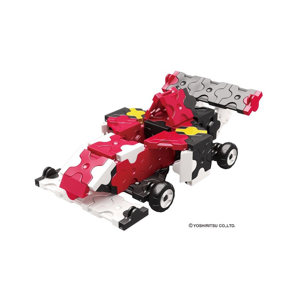  Bộ xếp hình sáng tạo LaQ Hamacron Constructor RACE CAR - Chủ đề Phương tiện giao thông (Xe đua) 190 mảnh ghép 