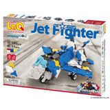  Bộ xếp hình sáng tạo LaQ Hamacron Constructor JET FIGHTER - Chủ đề Phương tiện giao thông (Tiêm kích) 190 mảnh ghép 