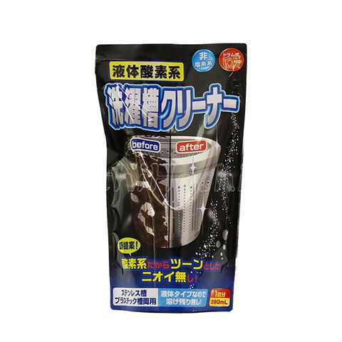 CHẤT TẨY RỬA  DÀNH CHO LỒNG MÁY GIẶT ROCKET TÚI 390ML NHẬT BẢN