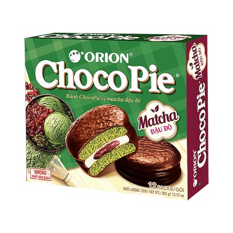 BÁNH CHOCOPIE MATCH ĐẬU ĐỎ 360GR ORION