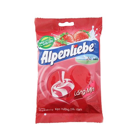 KẸO ALPENLIEBE HƯƠNG DÂU KEM 120GR